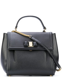 Sac en cuir noir Salvatore Ferragamo