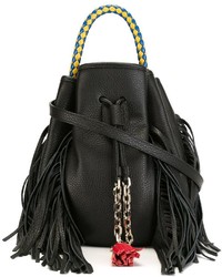 Sac en cuir noir Sara Battaglia