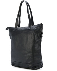 Sac en cuir noir P.A.R.O.S.H.