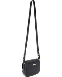 Sac en cuir noir Milly