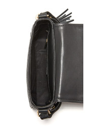 Sac en cuir noir Milly