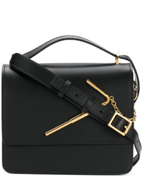 Sac en cuir noir Sophie Hulme