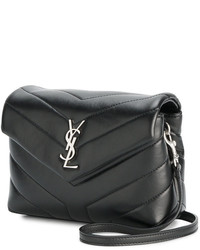 Sac en cuir noir Saint Laurent