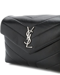 Sac en cuir noir Saint Laurent