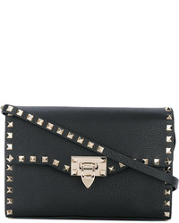 Sac en cuir noir Valentino Garavani