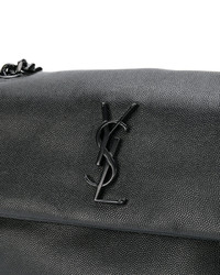 Sac en cuir noir Saint Laurent