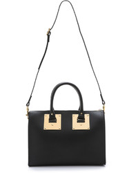 Sac en cuir noir Sophie Hulme