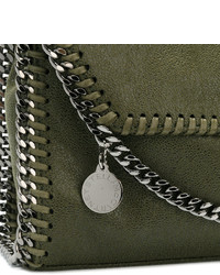 Sac en cuir olive Stella McCartney