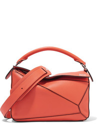 Sac en cuir orange Loewe