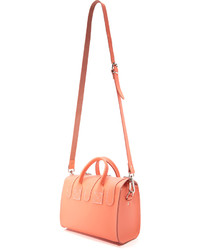 Sac en cuir orange grafea