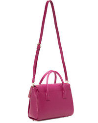 Sac en cuir pourpre Furla