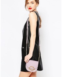 Sac en cuir rose Lulu Guinness