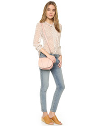 Sac en cuir rose Vince