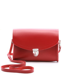 Sac en cuir rouge Cambridge Silversmiths