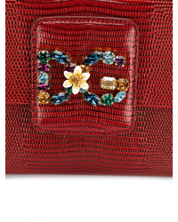 Sac en cuir rouge Dolce & Gabbana