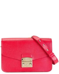 Sac en cuir rouge Furla