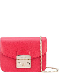 Sac en cuir rouge Furla