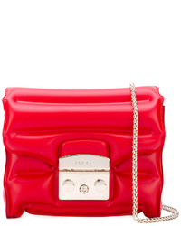 Sac en cuir rouge Furla