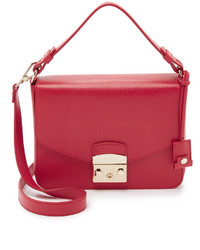 Sac en cuir rouge Furla