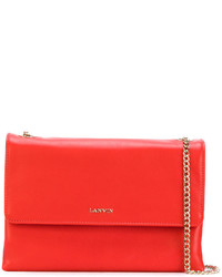 Sac en cuir rouge Lanvin