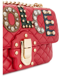 Sac en cuir rouge Dolce & Gabbana