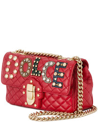 Sac en cuir rouge Dolce & Gabbana