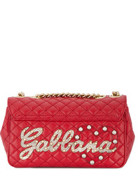 Sac en cuir rouge Dolce & Gabbana