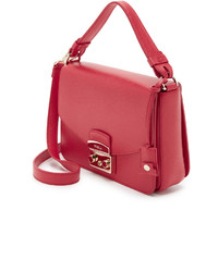 Sac en cuir rouge Furla