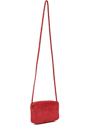 Sac en cuir rouge Baggu