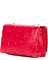 Sac en cuir rouge Versus