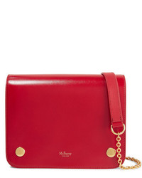 Sac en cuir rouge Mulberry