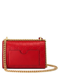 Sac en cuir rouge Gucci