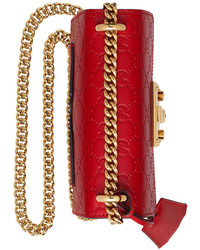 Sac en cuir rouge Gucci