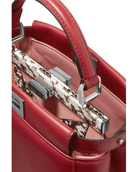 Sac en cuir rouge Fendi