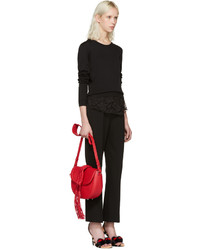 Sac en cuir rouge Altuzarra