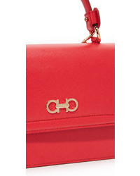 Sac en cuir rouge Salvatore Ferragamo