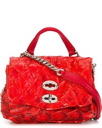 Sac en cuir rouge Zanellato