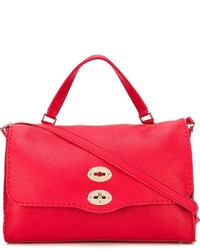 Sac en cuir rouge Zanellato