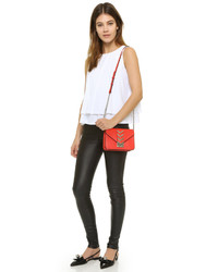 Sac en cuir rouge Mackage