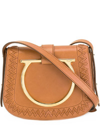 Sac en cuir tabac Salvatore Ferragamo