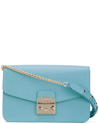 Sac en cuir turquoise Furla