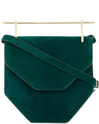 Sac en cuir vert foncé M2Malletier