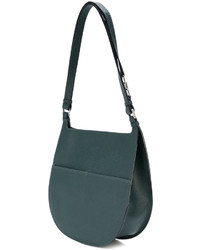 Sac en cuir vert foncé Valextra