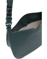 Sac en cuir vert foncé Valextra