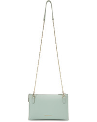 Sac en cuir vert menthe Monserat De Lucca