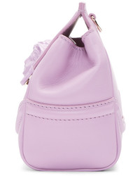 Sac en cuir violet clair Versace