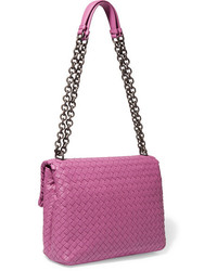 Sac en cuir violet Bottega Veneta