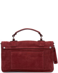 Sac en daim bordeaux Proenza Schouler