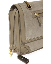 Sac en daim gris Jerome Dreyfuss