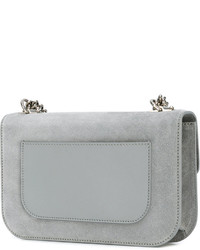 Sac en daim gris Alexander McQueen